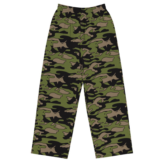 Malaysian BOMBA Subdued CAMO unisex wide-leg pants - 2XS - Wide-leg Pants
