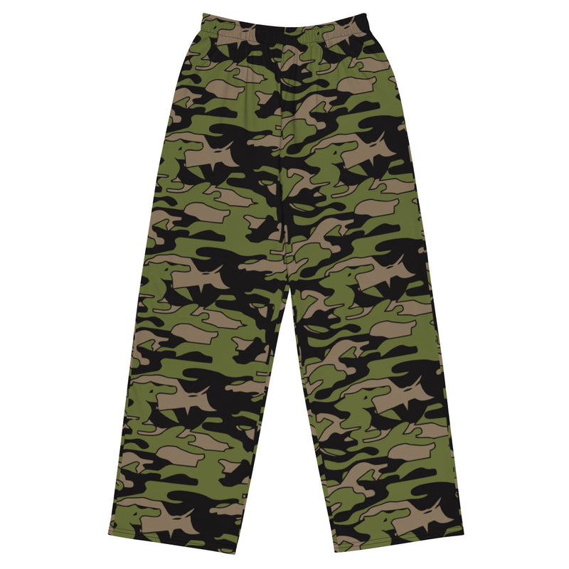 Firefighter Subdued Rescue CAMO Unisex Wide-Leg Leisure Pants - 2XS