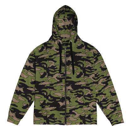 Malaysian BOMBA Subdued CAMO Unisex zip hoodie - 2XS - Zip Hoodies
