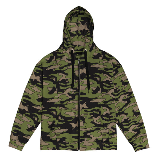Malaysian BOMBA Subdued CAMO Unisex zip hoodie - 2XS - Zip Hoodies