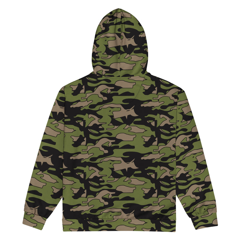Firefighter Subdued Rescue CAMO Unisex Zip Hoodie
