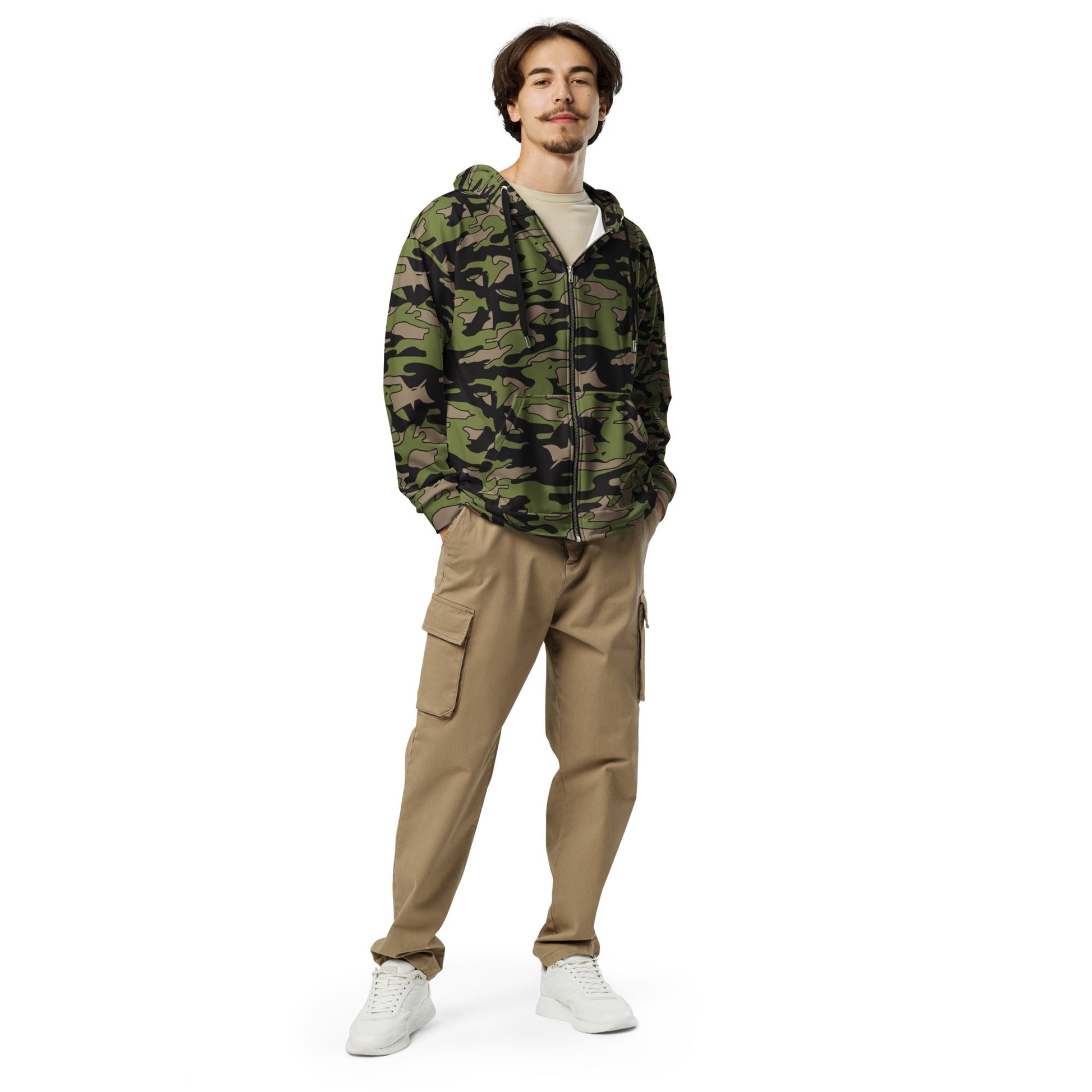 Malaysian BOMBA Subdued CAMO Unisex zip hoodie - Zip Hoodies