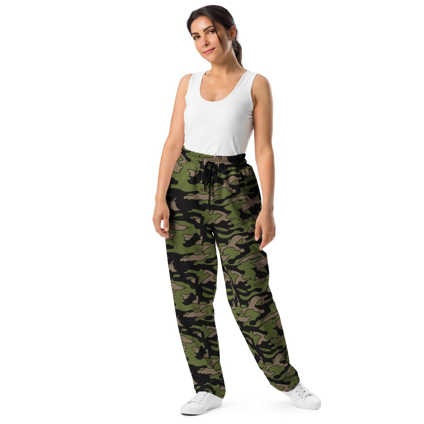 Malaysian BOMBA Subdued CAMO Wide-leg joggers - Joggers