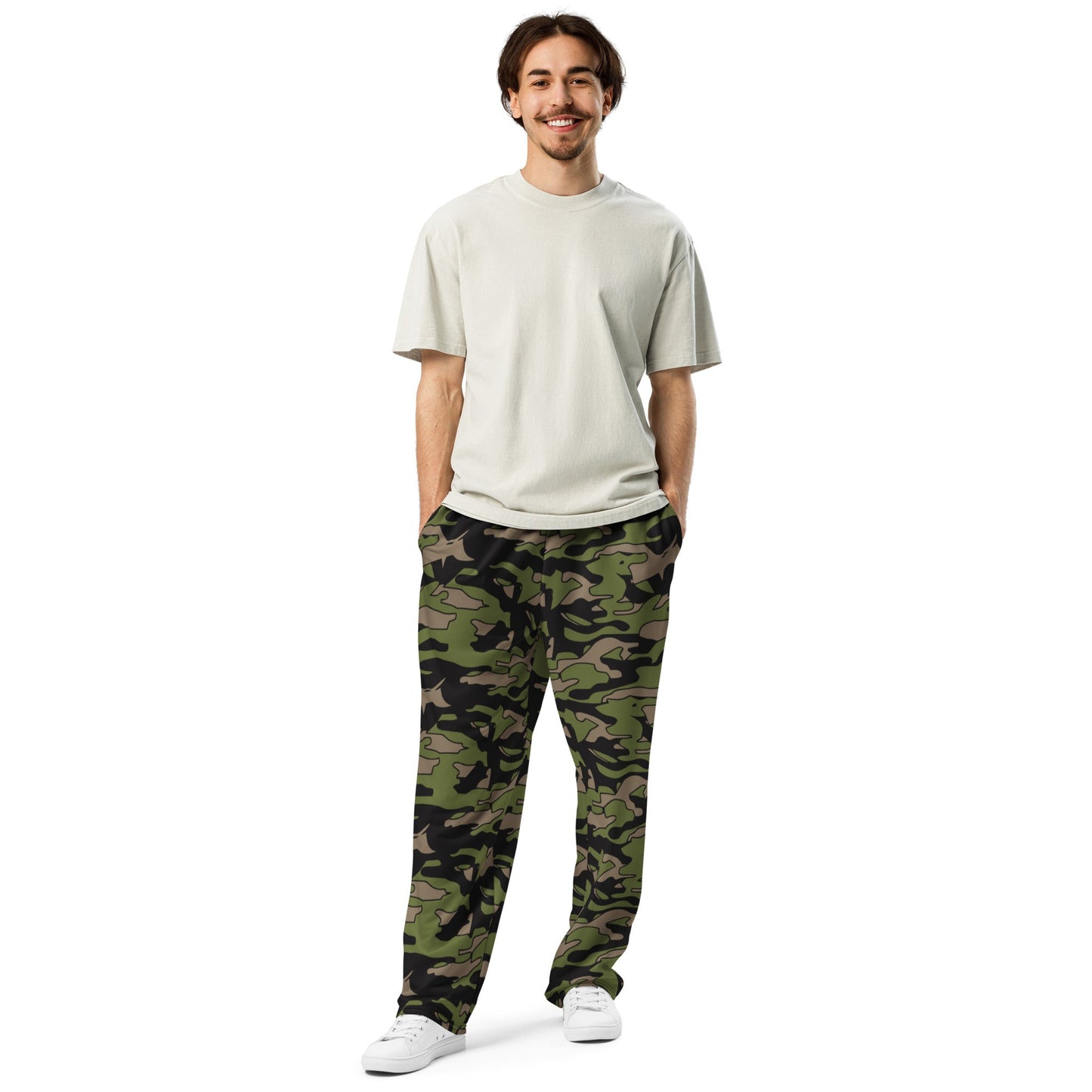 Malaysian BOMBA Subdued CAMO Wide-leg joggers - Joggers