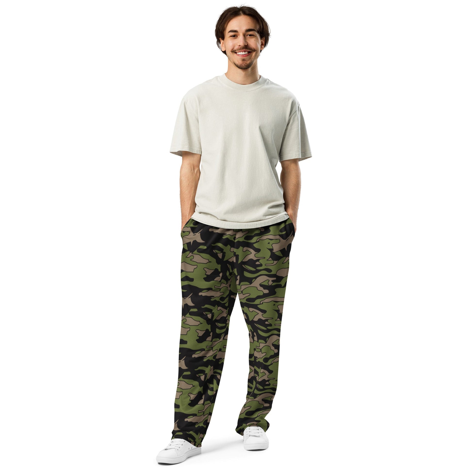 Malaysian BOMBA Subdued CAMO Wide-leg joggers - Joggers