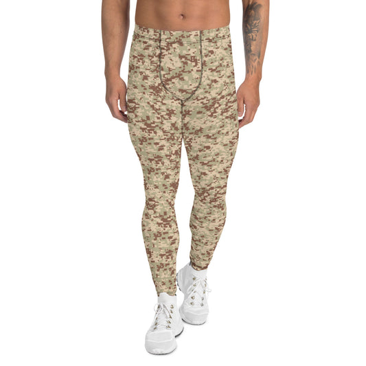 Malaysian Desert Digital CAMO Men’s Leggings - XS - Mens