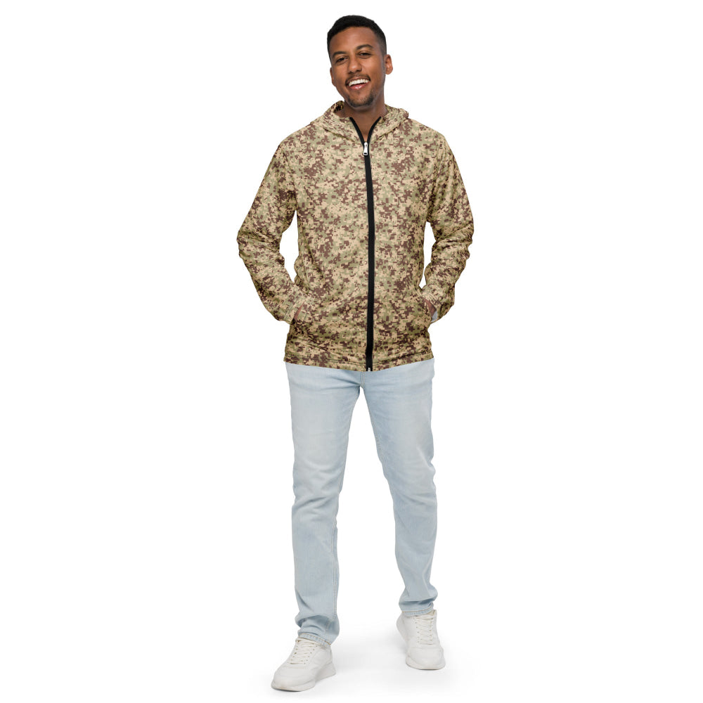 Malaysian Desert Digital CAMO Men’s windbreaker - Mens Windbreaker