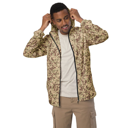 Malaysian Desert Digital CAMO Men’s windbreaker - Mens Windbreaker