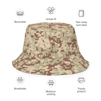Malaysian Desert Digital CAMO Reversible bucket hat