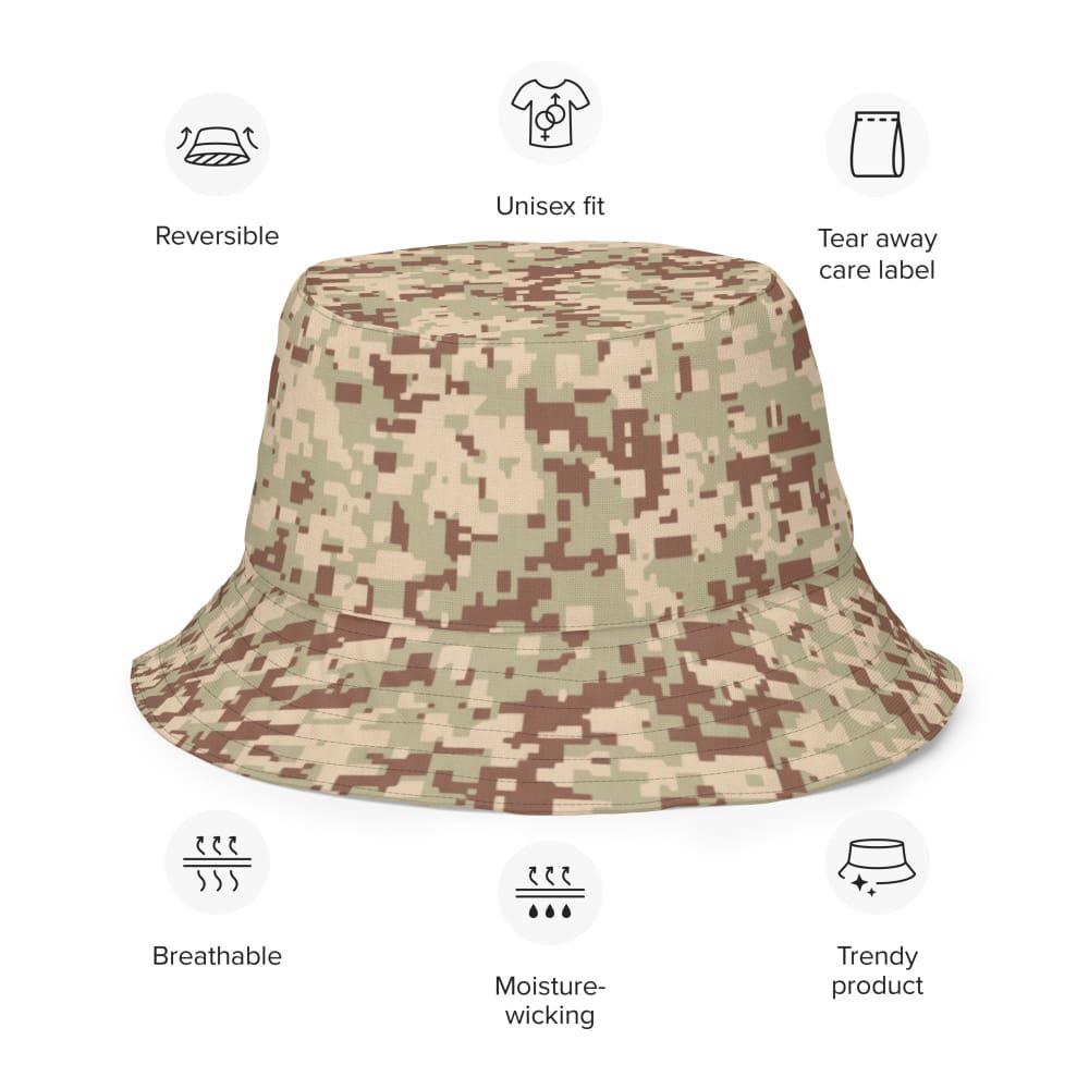 Malaysian Desert Digital CAMO Reversible bucket hat