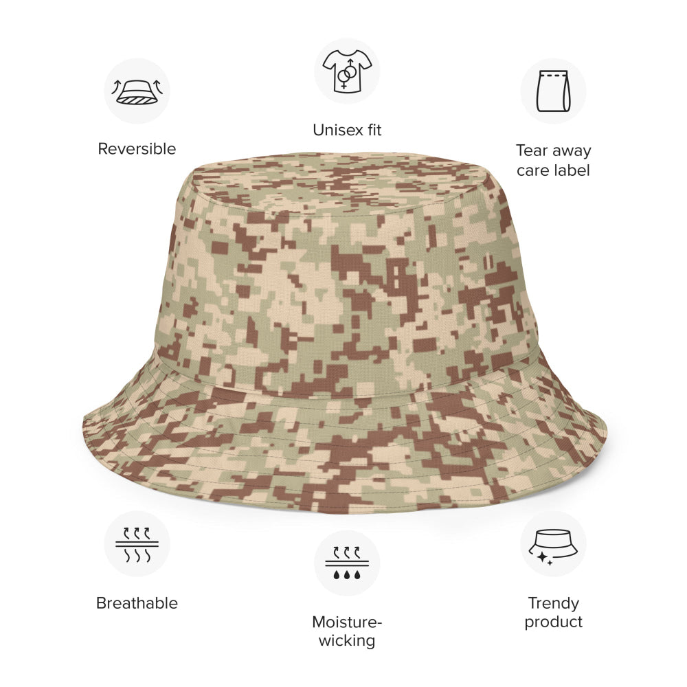 Malaysian Desert Digital CAMO Reversible bucket hat - Bucket Hat