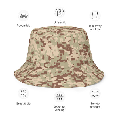 Malaysian Desert Digital CAMO Reversible bucket hat - Bucket Hat