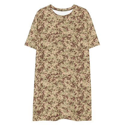 Malaysian Desert Digital CAMO T-shirt dress - Womens T-Shirt Dress