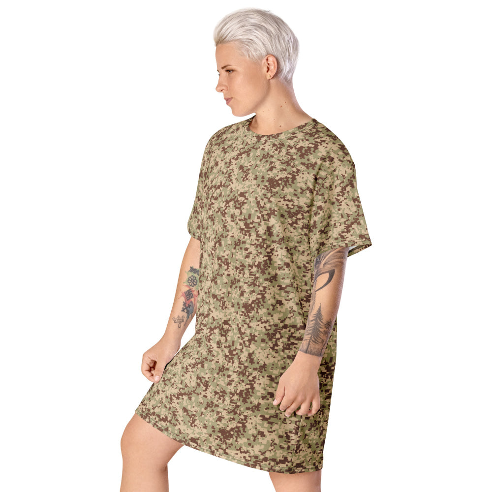 Malaysian Desert Digital CAMO T-shirt dress - Womens T-Shirt Dress