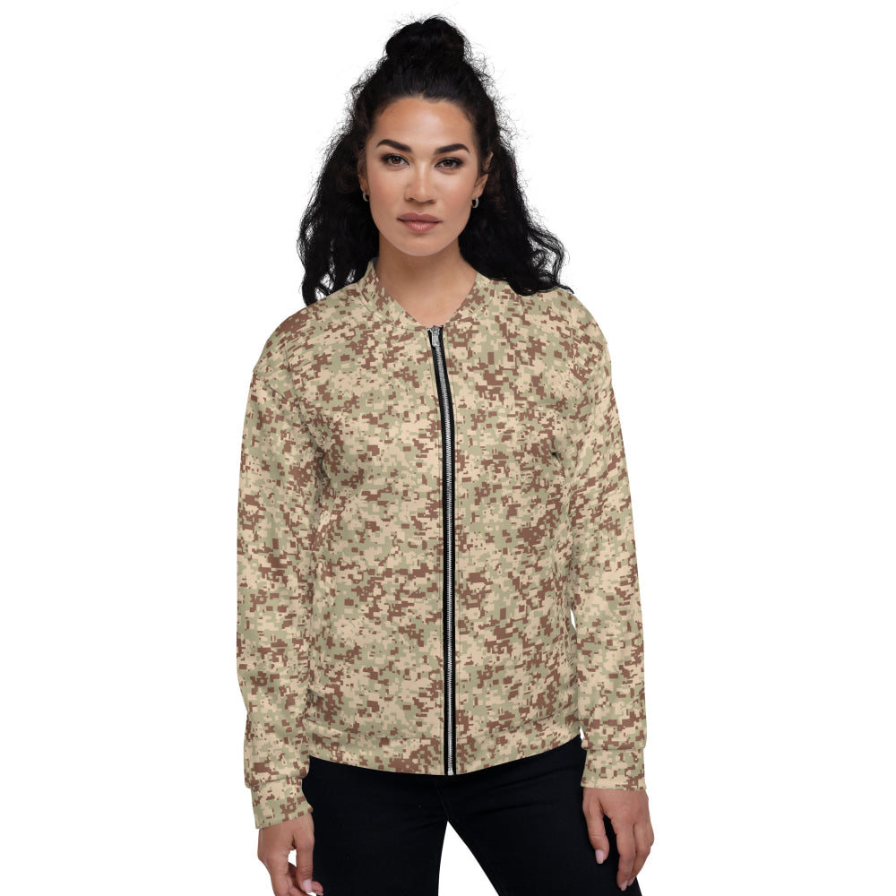 Malaysian Desert Digital CAMO Unisex Bomber Jacket