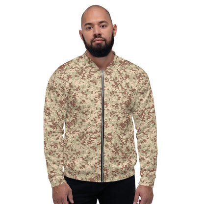 Malaysian Desert Digital CAMO Unisex Bomber Jacket