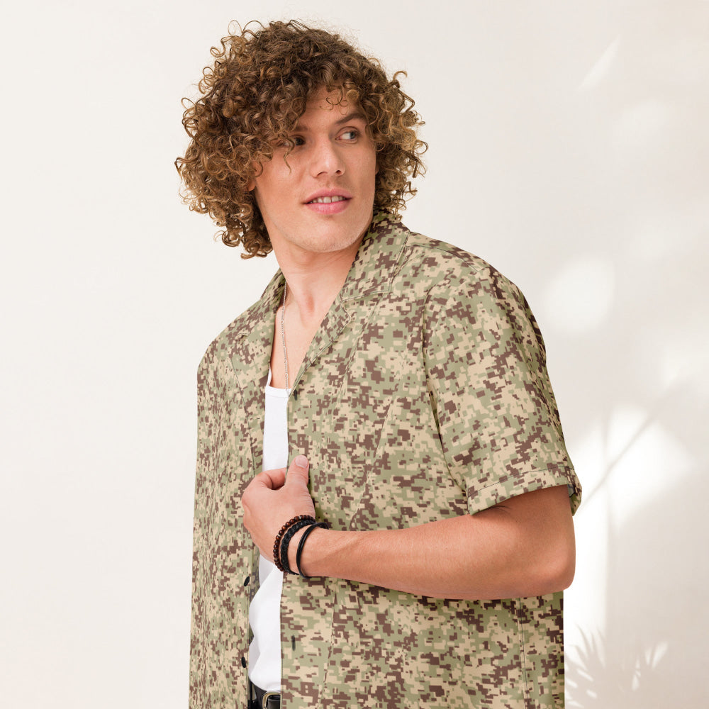 Malaysian Desert Digital CAMO Unisex button shirt - Button Shirt