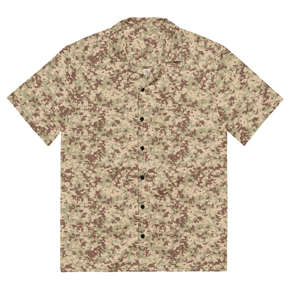 Malaysian Desert Digital CAMO Unisex button shirt - 2XS - Button Shirt