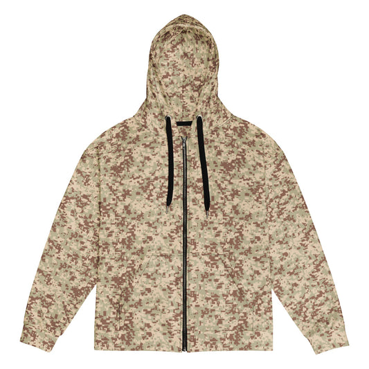 Malaysian Desert Digital CAMO Unisex zip hoodie - Zip Hoodie