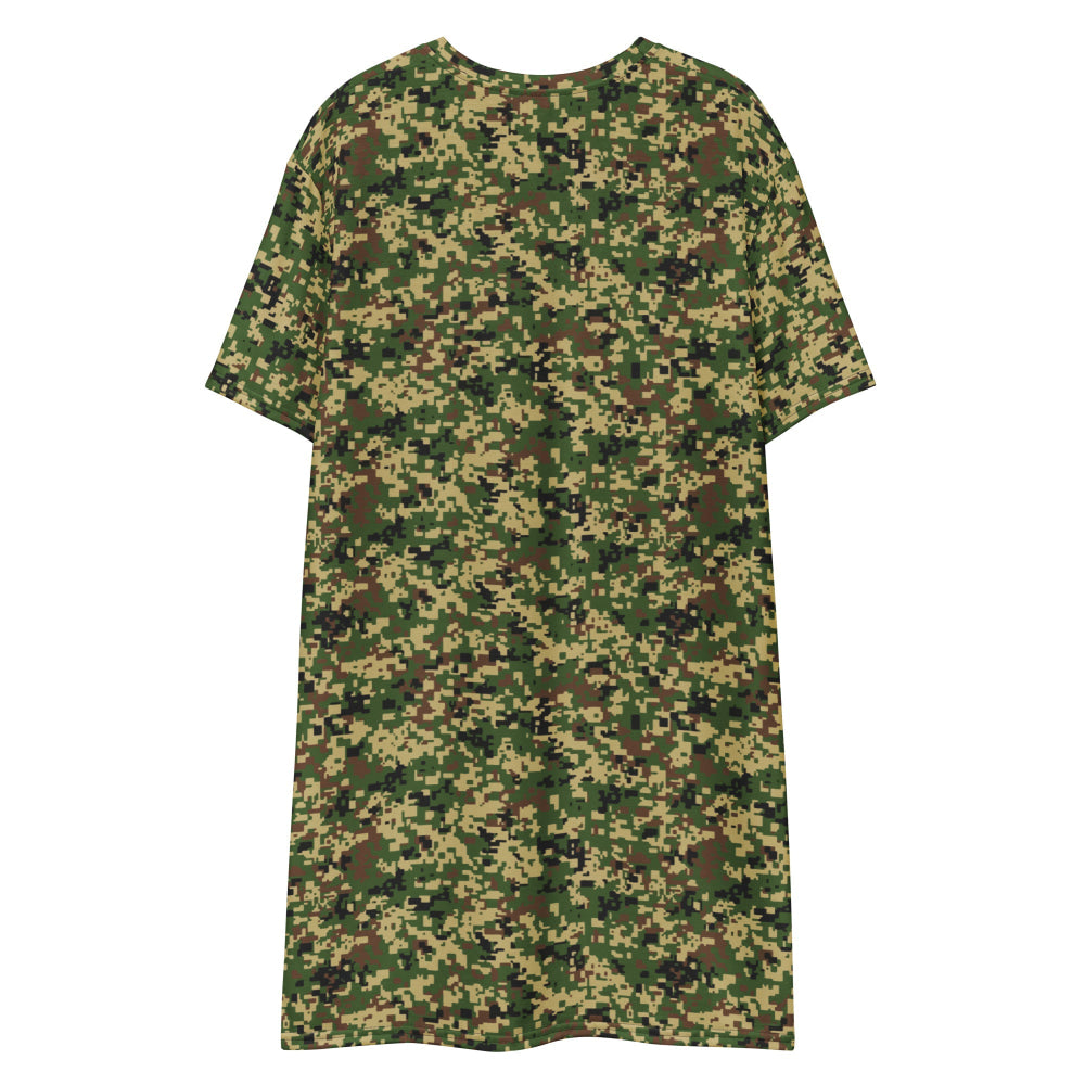 Malaysian Komando Digital CAMO T-shirt dress - Womens T-Shirt Dress