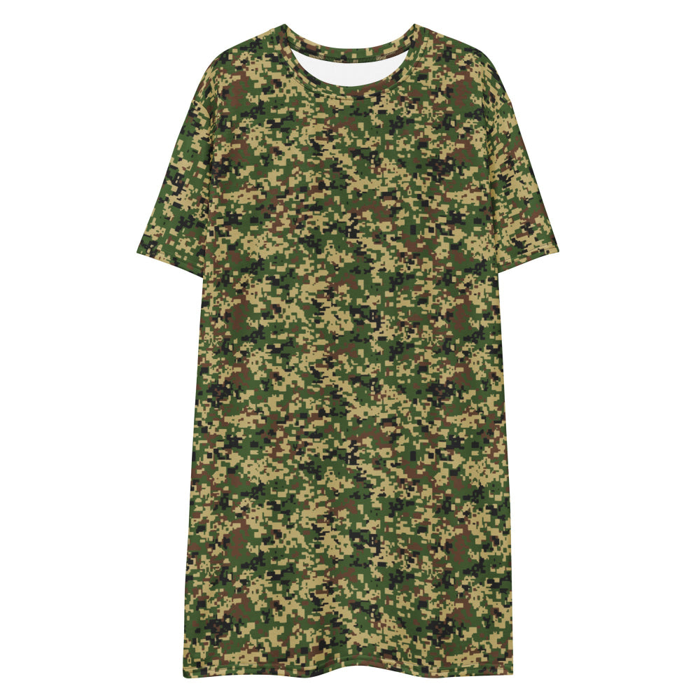 Malaysian Komando Digital CAMO T-shirt dress - Womens T-Shirt Dress