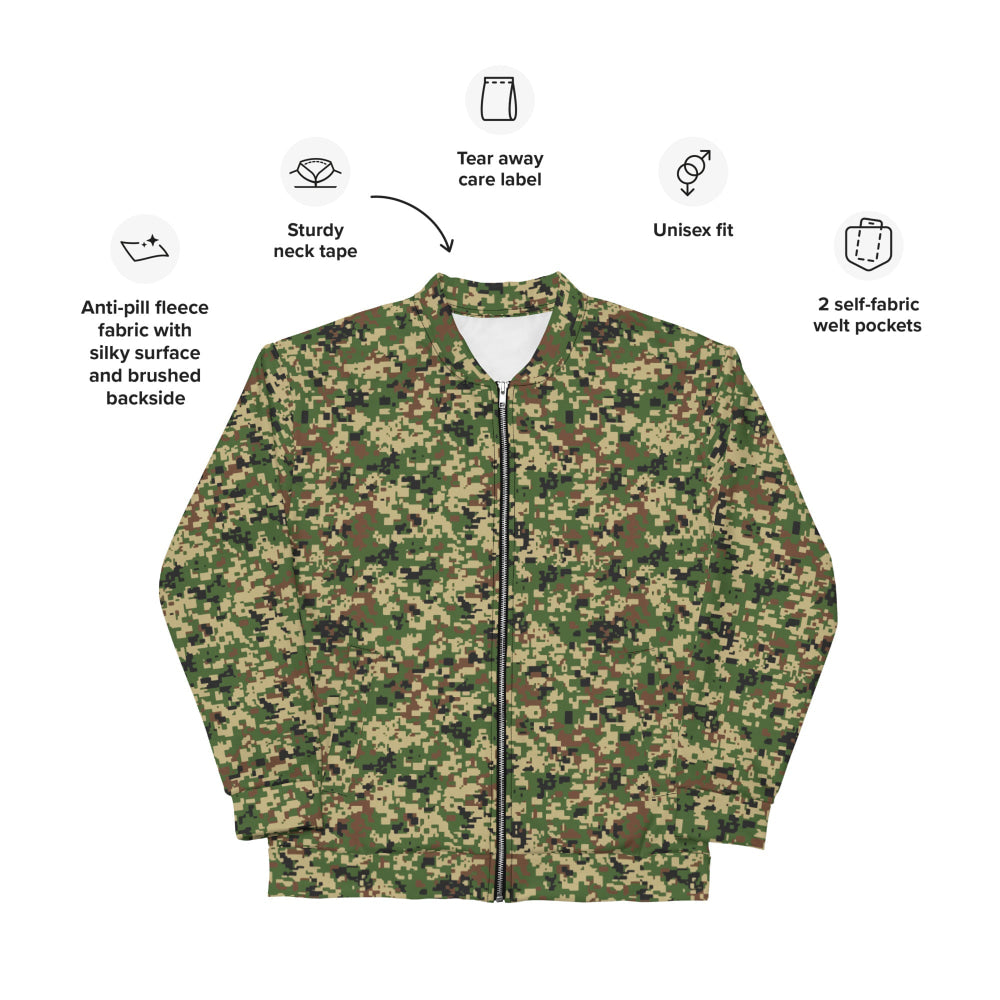 Malaysian Komando Digital CAMO Unisex Bomber Jacket