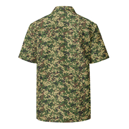 Malaysian Komando Digital CAMO Unisex button shirt - Button Shirt