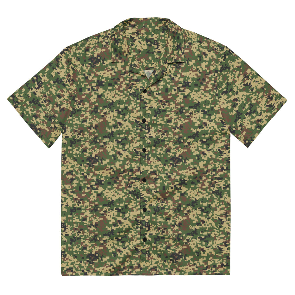 Malaysian Komando Digital CAMO Unisex button shirt - 2XS - Button Shirt