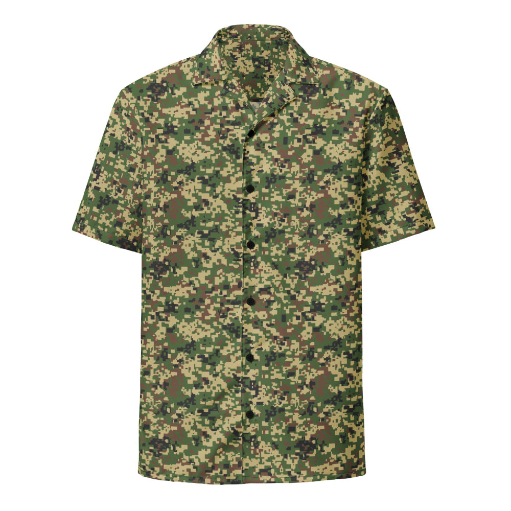 Malaysian Komando Digital CAMO Unisex button shirt - Button Shirt