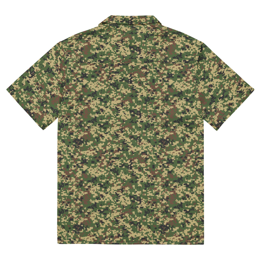 Malaysian Komando Digital CAMO Unisex button shirt - Button Shirt