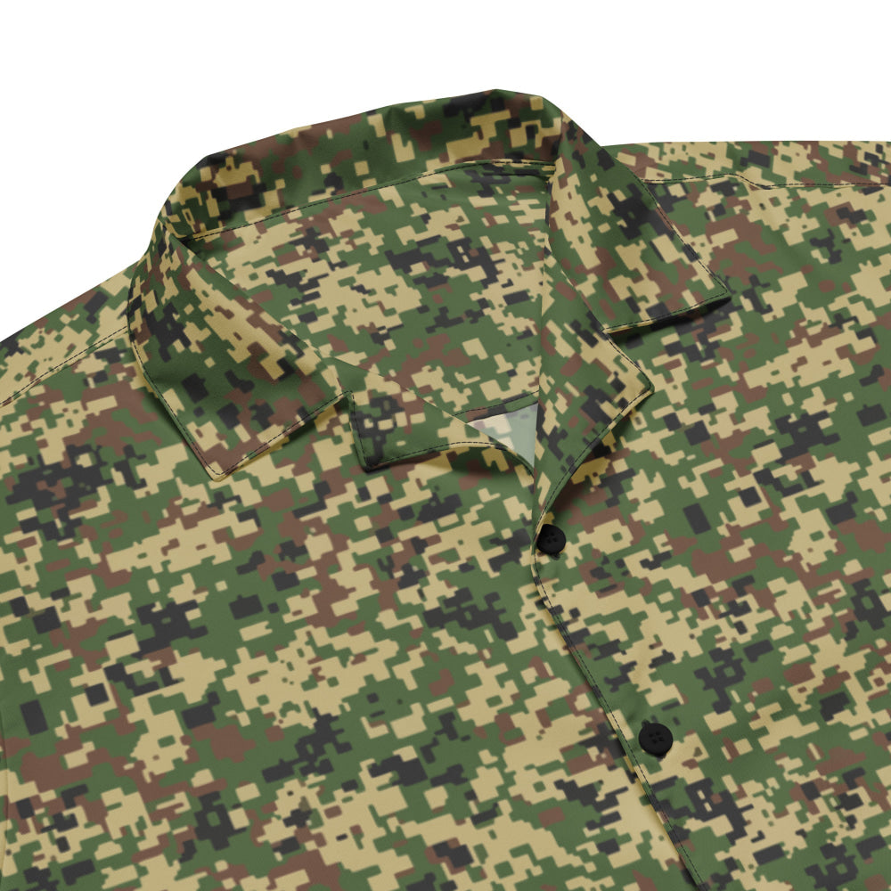 Malaysian Komando Digital CAMO Unisex button shirt - Button Shirt