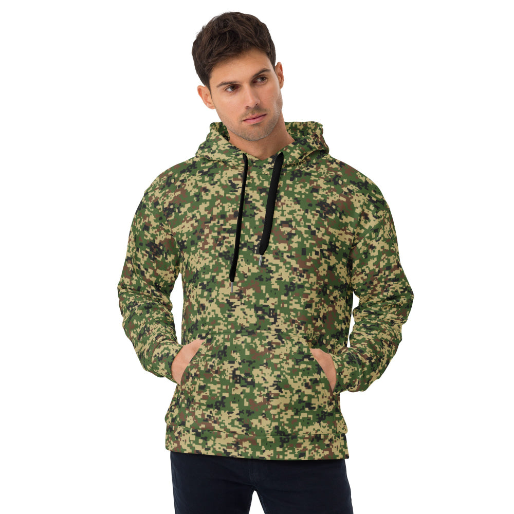 Malaysian Komando Digital CAMO Unisex Hoodie - 2XS