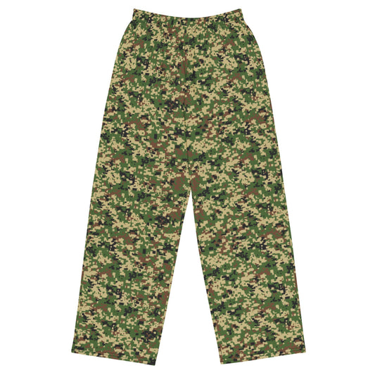 Malaysian Komando Digital CAMO unisex wide-leg pants - 2XS - Unisex Wide-Leg Pants