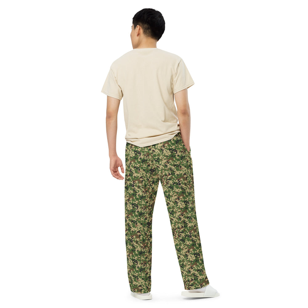 Malaysian Komando Digital CAMO unisex wide-leg pants - Unisex Wide-Leg Pants