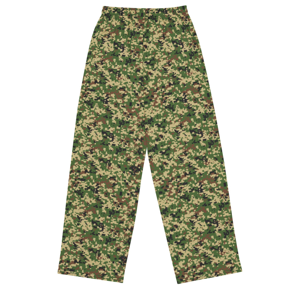 Malaysian Komando Digital CAMO unisex wide-leg pants - Unisex Wide-Leg Pants