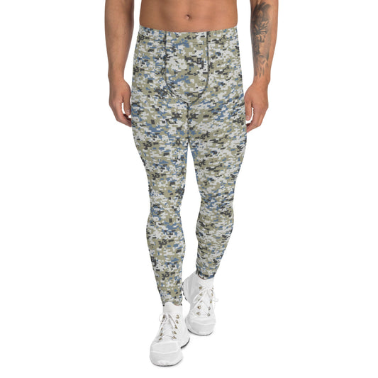 Malaysian Navy TLDM Digital CAMO Men’s Leggings - XS - Mens