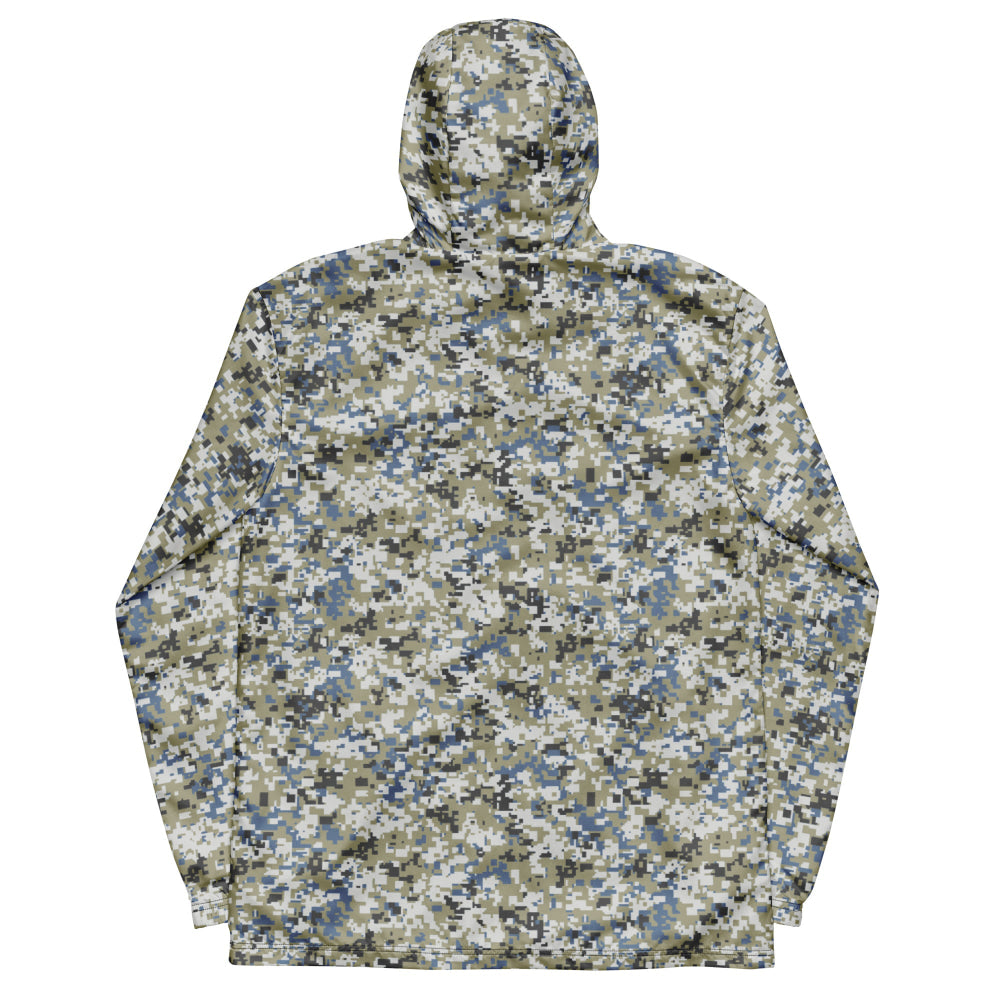 Malaysian Navy TLDM Digital CAMO Men’s windbreaker - Mens Windbreaker