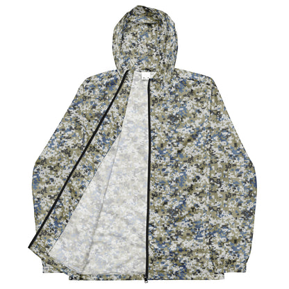 Malaysian Navy TLDM Digital CAMO Men’s windbreaker - Mens Windbreaker