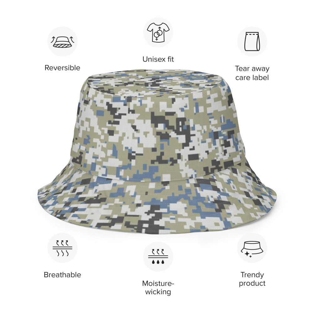 Malaysian Navy TLDM Digital CAMO Reversible bucket hat - Bucket Hat