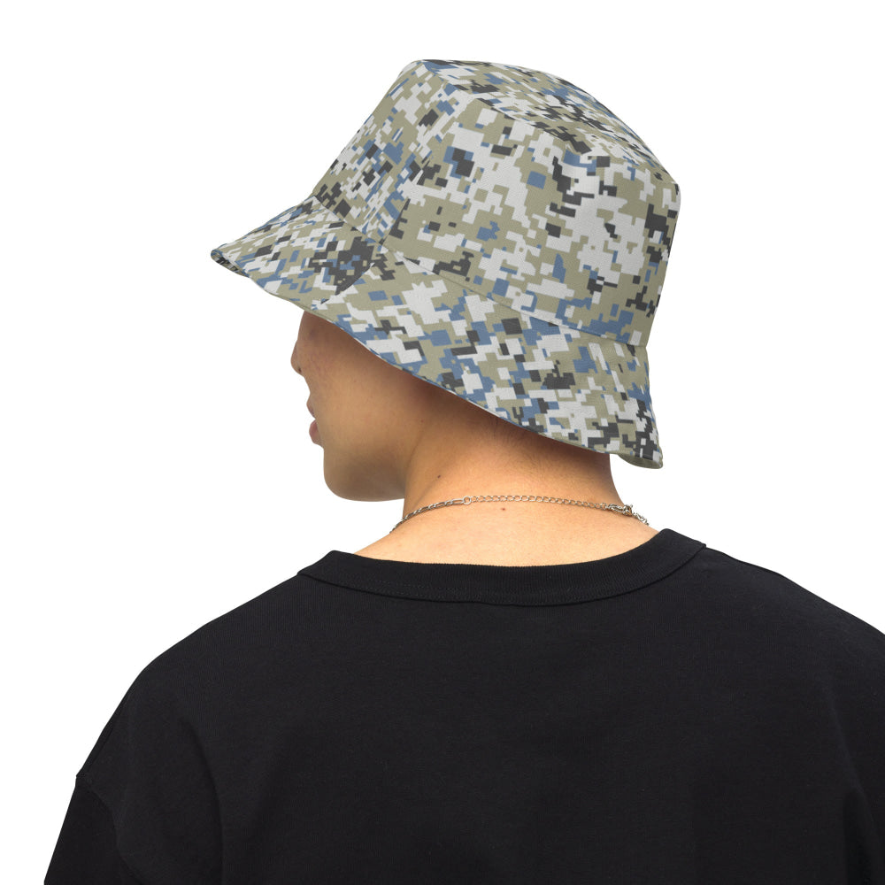 Malaysian Navy TLDM Digital CAMO Reversible bucket hat - Bucket Hat