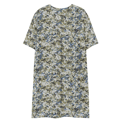 Malaysian Navy TLDM Digital CAMO T-shirt dress - Womens T-Shirt Dress