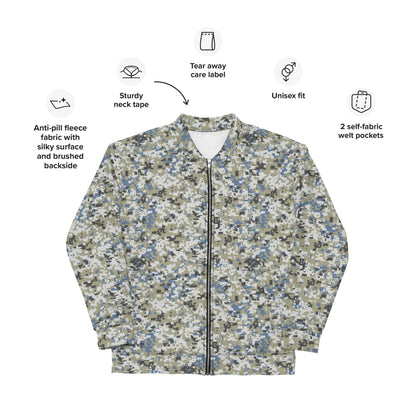 Malaysian Navy TLDM Digital CAMO Unisex Bomber Jacket