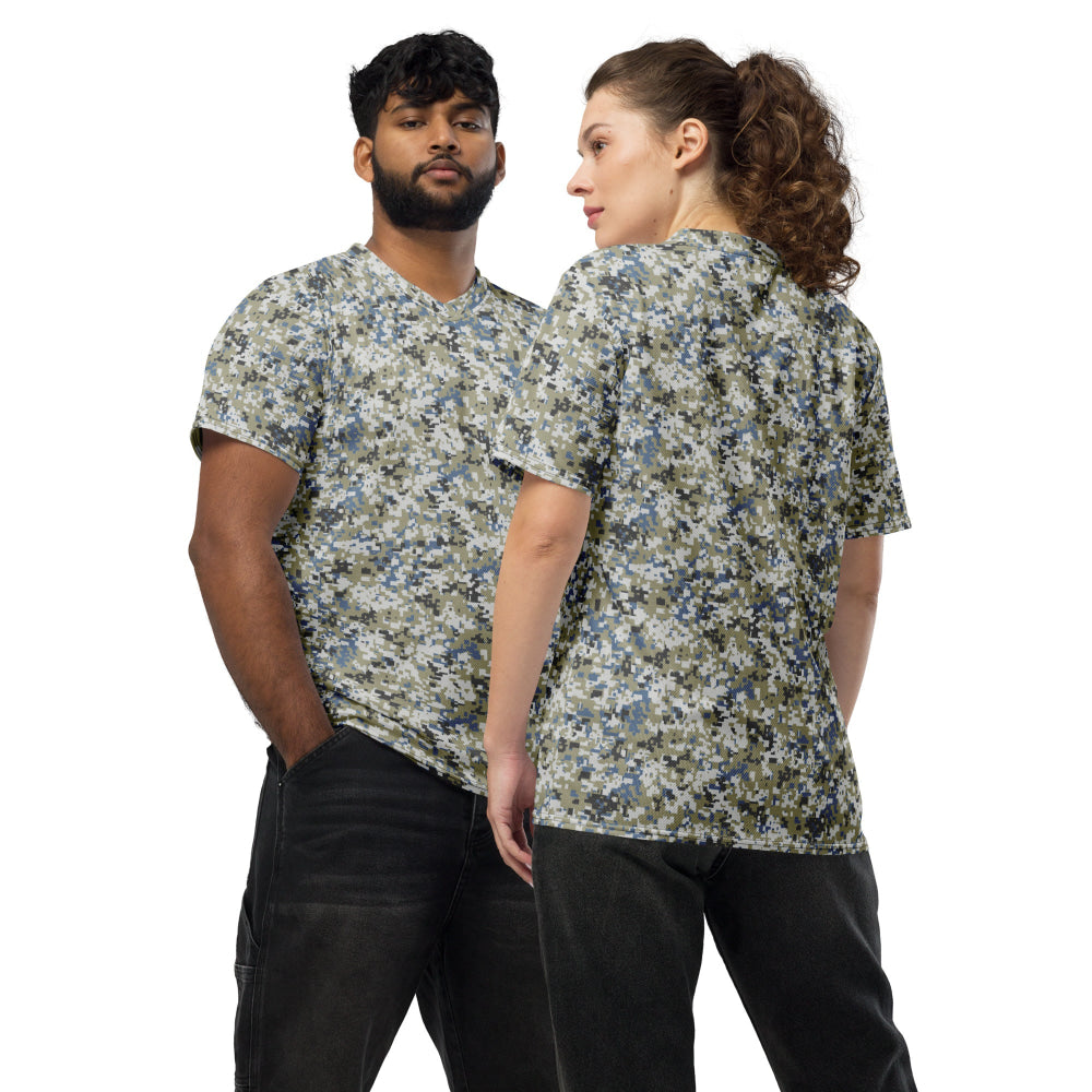 Malaysian Navy TLDM Digital CAMO unisex sports jersey - 2XS - Unisex Sports Jersey