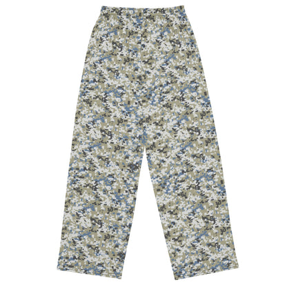 Malaysian Navy TLDM Digital CAMO unisex wide-leg pants - Unisex Wide-Leg Pants