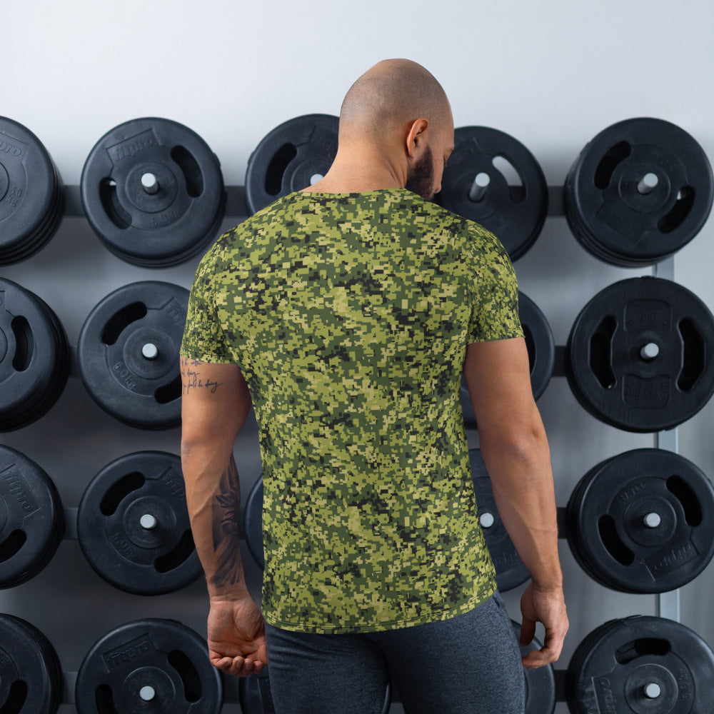 Malaysian RELA Corps Digital CAMO Men’s Athletic T-shirt - Mens T-Shirt