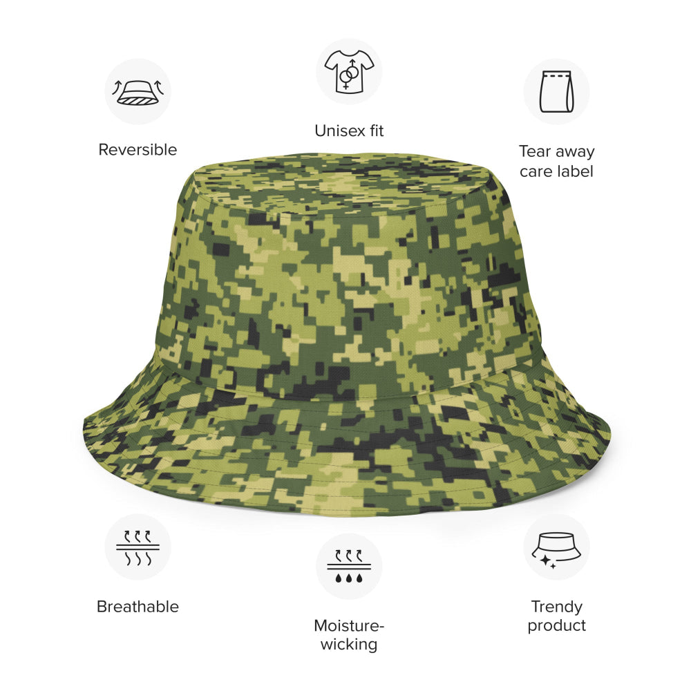 Malaysian RELA Corps Digital CAMO Reversible bucket hat - Bucket Hat