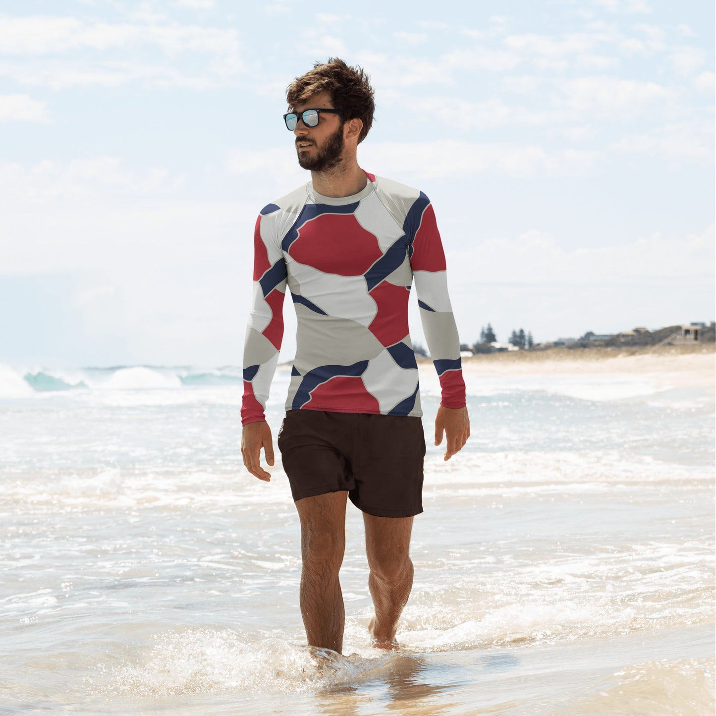 Mens Long-Sleeve Rash Guard - XS
