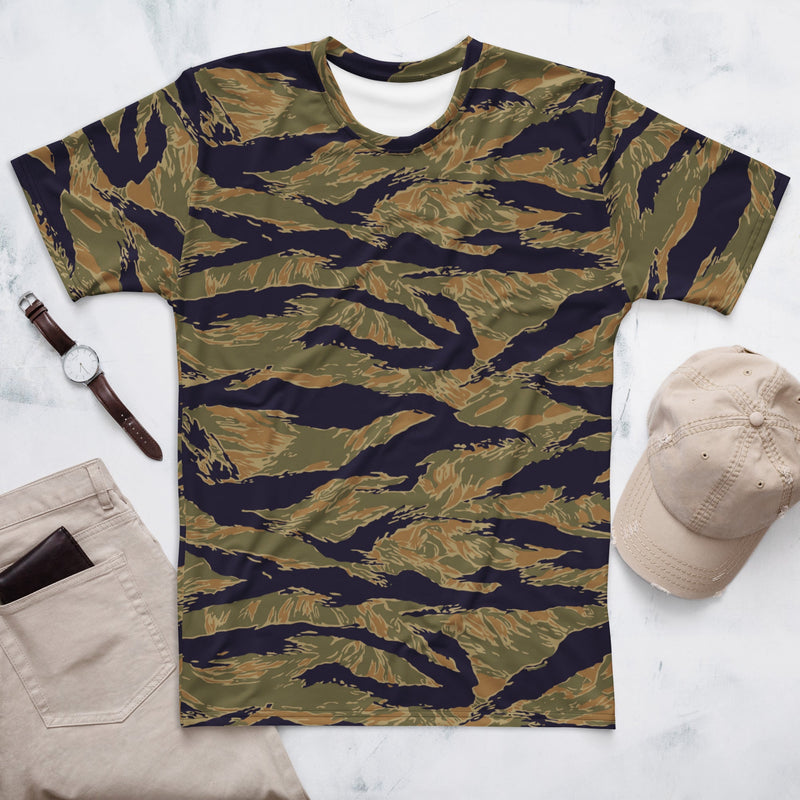 Tiger Stripe Special Forces Advisor Gold CAMO Mens T-Shirt - XS