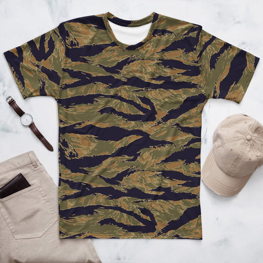 Tiger Stripe Special Forces Advisor Gold CAMO Mens T-Shirt - XS
