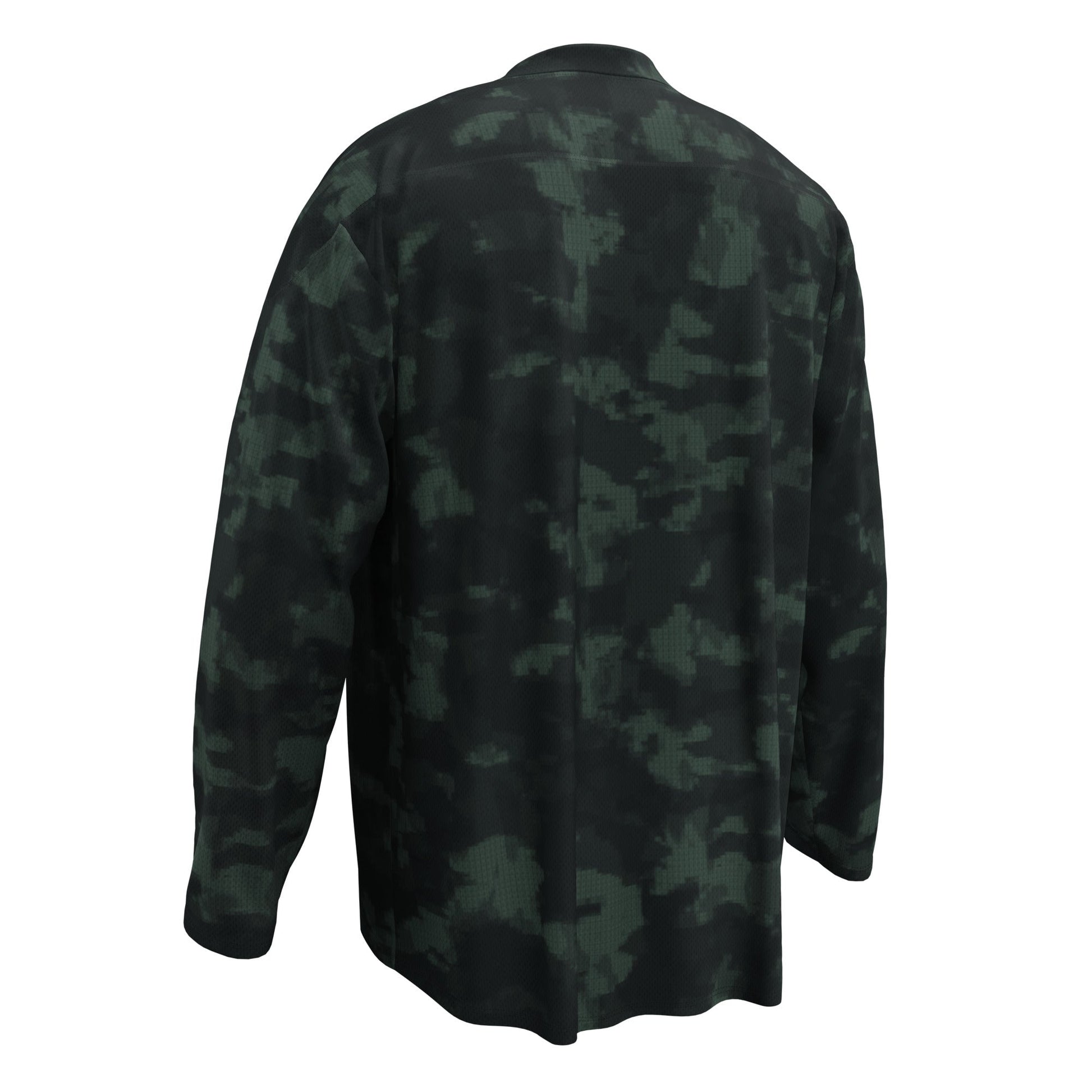 Metal Gear Solid (MGS) Night Desert CAMO hockey fan jersey - Hockey Jerseys